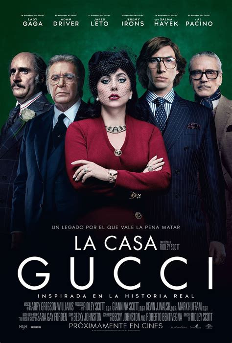 filme gucci elenco|casa gucci 2021 completo.